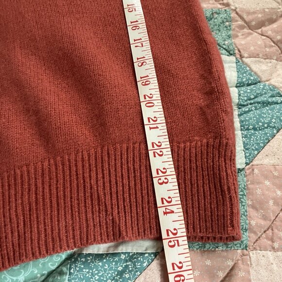 Aritzia Wilfred Sweater Womens XS Cashmere Knit Funnel Turtleneck Pullover - Picture 6 of 8